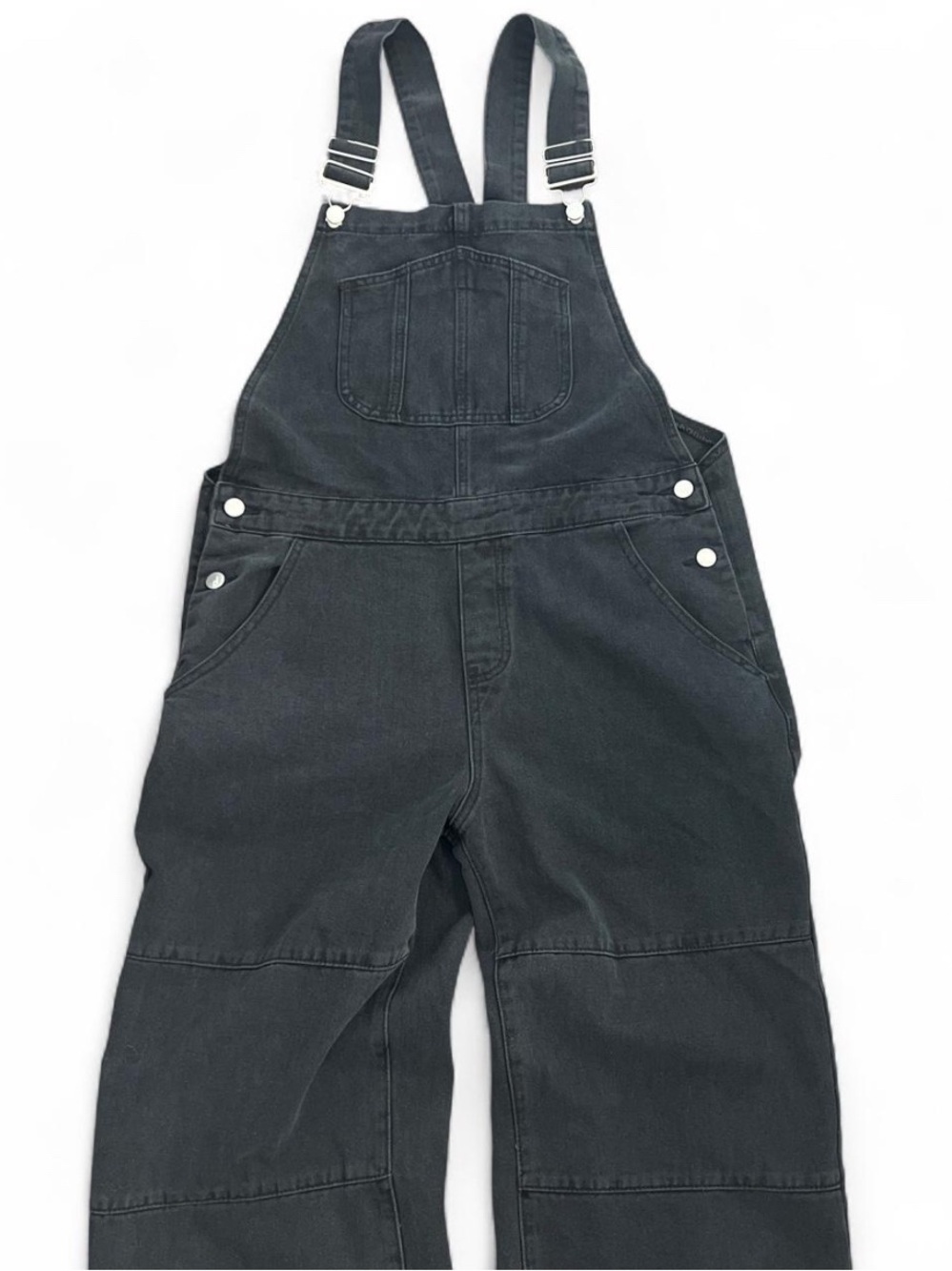 Black Denim Overalls |Romwe